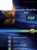 Biography About Steve Jobs: " Add Your Company Slogan "