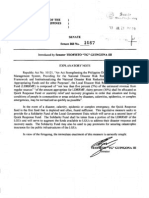 Senate Bill No 1087 - Local Government Units Solidarity Fund For Disaster Response and Recovery Act (Filed by Senator TG Guingona)