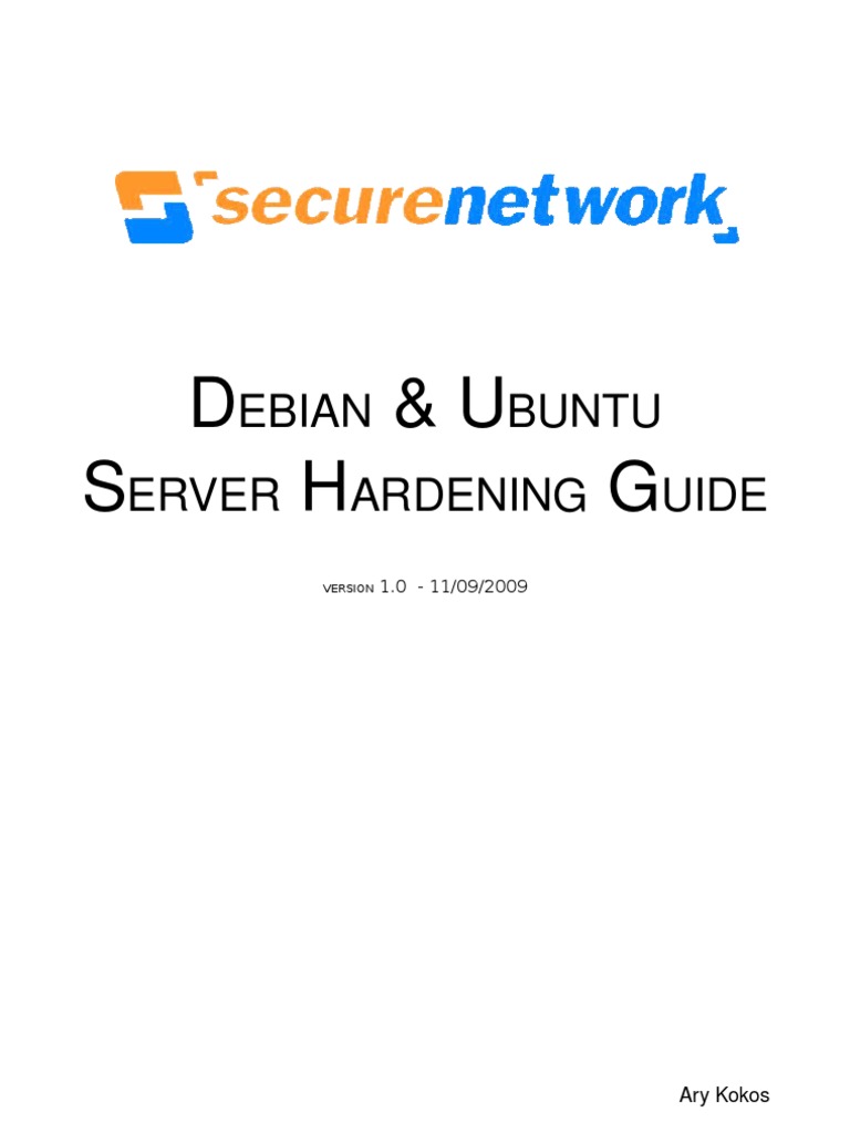 Debian Server Hardening Guide 1.0 | PDF | Computers
