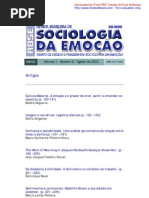Revista Brasileira de Sociologia da Emoção v1 n2 ago2002