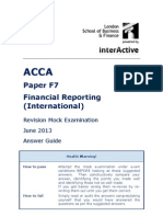 ACCA F7 Revision Mock June 2013 ANSWERS Version 4 FINAL at 25 March 2013 PDF