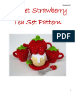 3758110 Strawberry Tea Set