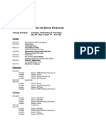 In-Service Schedule Amended 022013