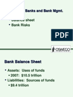 Chapter 12. Banks and Bank MGMT.: Balance Sheet Bank Risks