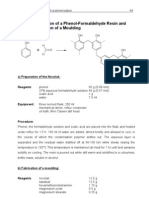 5.1.6. Preparation of A Phenol-Formaldehyde Resin and Fabrication of A Moulding