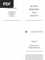 Csikszentmihalyi Beyond Boredom and Anxiety 