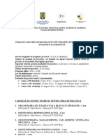 Tematica de Pregatire Pentru Studenti - de La Dr. CORNECI - POSDRU 2013