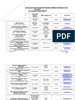 Telephone Directory of Delhi Institutions