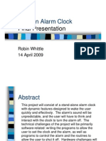 Protean Alarm Clock: Final Presentation