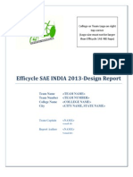 Design Report Format_Efficycle 2013