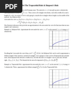 Calculus 141, Section 8.6 The Trapezoidal Rule & Simpson's Rule