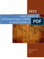 Challenges of International Conventions in Developing Countries