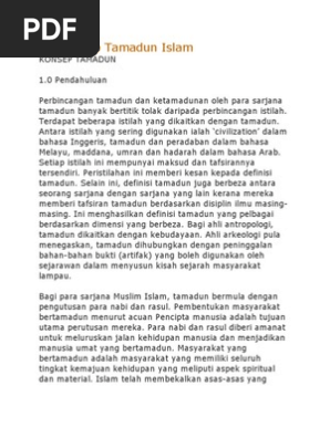 Tamadun Islam Dan Tamadun Barat Pdf