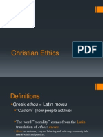 Intro To Christian Ethics