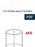 12-4 Surface Area of Cylinders