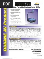 Download Dukane Starfire Overhead Projector by MillsElectric SN15653850 doc pdf