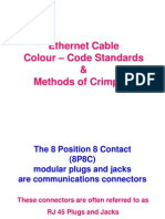 RJ45 Ethernet Cable Colour Codes & Crimping Methods