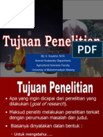 Tujuan Penelitian