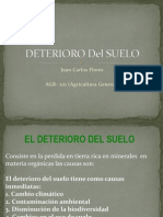 Deterioro suelo agricultura