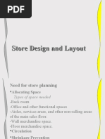 Store Layout and Design MGT