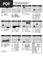 Dvusd 2023 Calendar Dvusd 2013-2014 District Calendar | Pdf | Educational Stages | Students