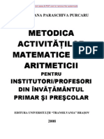 Metodica Predarii Matematicii Si Aritmetice