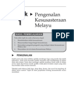Topik 1 Pengenalan Kesusasteraan Melayu
