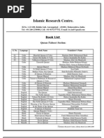 Download Islamic Research Centre _ Books_List by mail2saeedis SN156558873 doc pdf