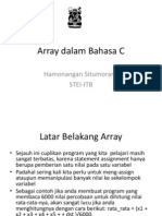 Array Dalam Bahasa C