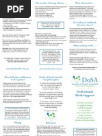 Doulas of SA updated Member Brochure