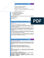 Morphemes Bases, Stems, Affix