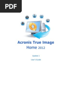 Acronis True Image Home 2012 Manual