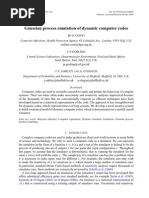 Gaussian Process Emulation of Dynamic Computer Codes (Conti, Gosling Et Al)