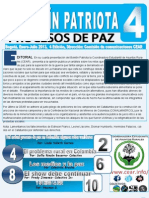 BOLETÍN PATRIÓTA No.4 Procesos de Paz