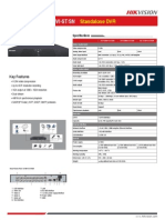 DVR Hikvision DS-7204 7208 7216HVI-STSN Datasheet