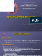 Absorcion de Drogas