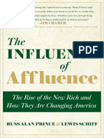 The Influence of Affluence, by Russ Alan Prince and Lewis Schiff - Excerpt