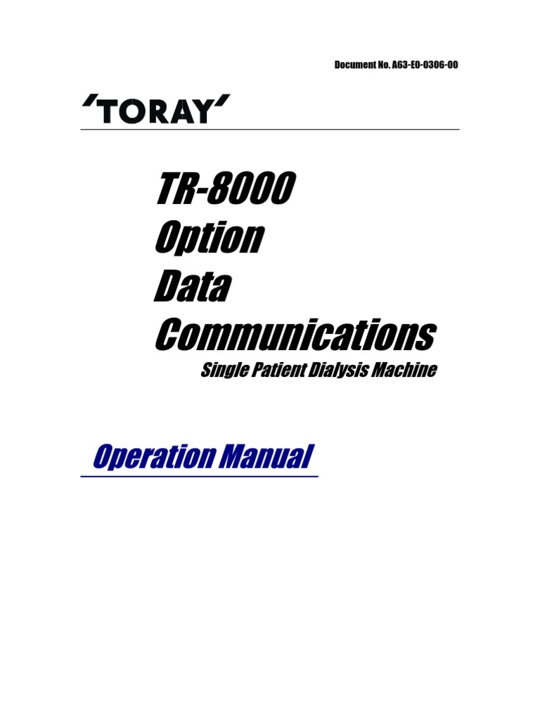 TORAY TR8000 Digital & Social Media
