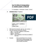 How To Write A Composition