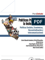 PeruDebate. Políticas Públicas Por La Inclusión Social