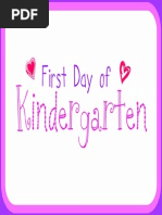Download First Day of Kindergarten Girl by Lindsey  SN156614918 doc pdf