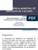 I CONFERÊNCIA MUNICIPAL DE EDUCAÇÃO DE CASCAVEL