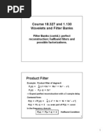 Course 18.327 and 1.130 Wavelets and Filter Banks