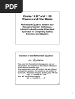 Course 18.327 and 1.130 Wavelets and Filter Banks