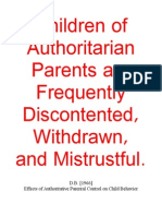 Authoritarian Parenting Quote