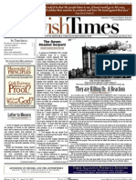 Jewish Times - Volume I, No. 11... April 19, 2002