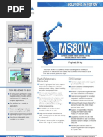 Payload: 80 KG: DX100 Controller Powerful Performance in A Mid-Size Robot