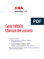 Manual de Usuario Toshiba NB500