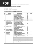 Senarai Semak Kandungan Pengurusan Fail Panitia Sekolah