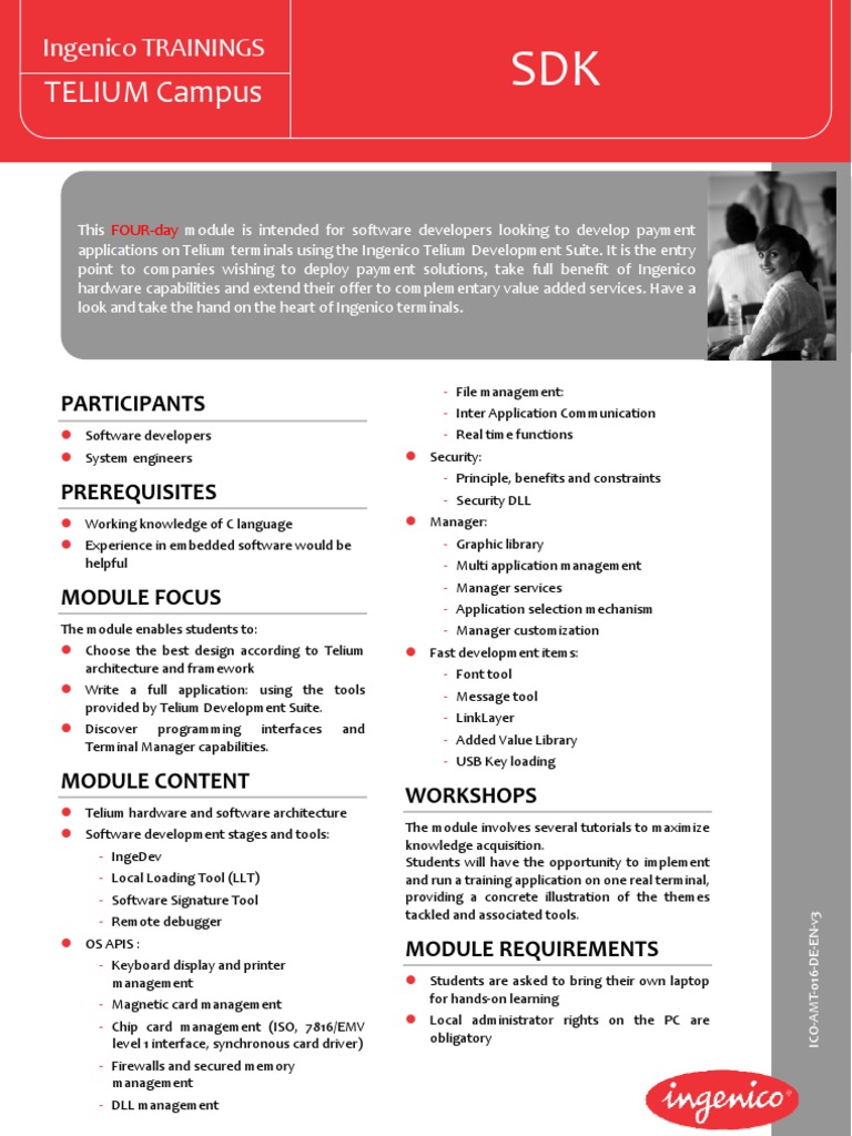 Ingenico Telium Training Overview | PDF | Emv | Software Development